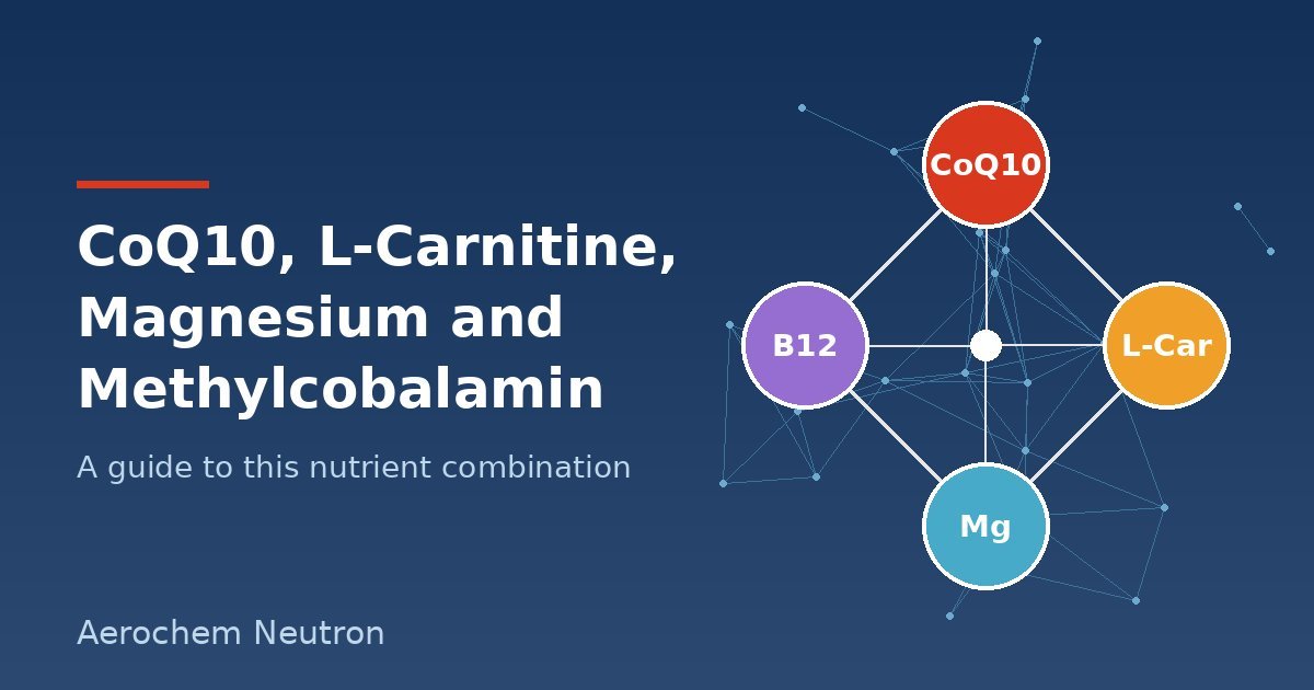 CoQ10, L-Carnitine, Magnesium and Methylcobalamin: A Guide to This Nutrient Combination